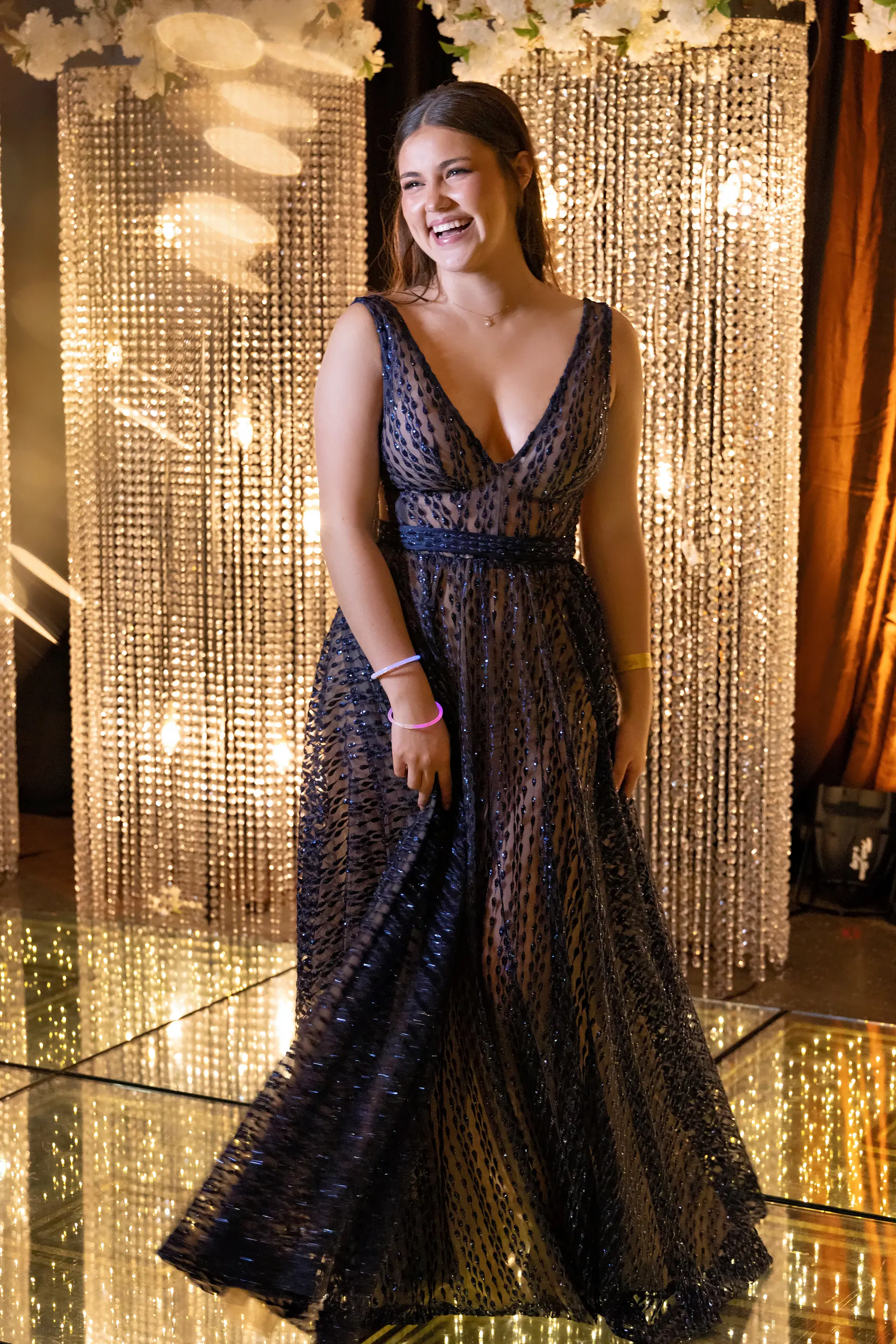 Fotografia de formatura em Maringá com retrato da turma.